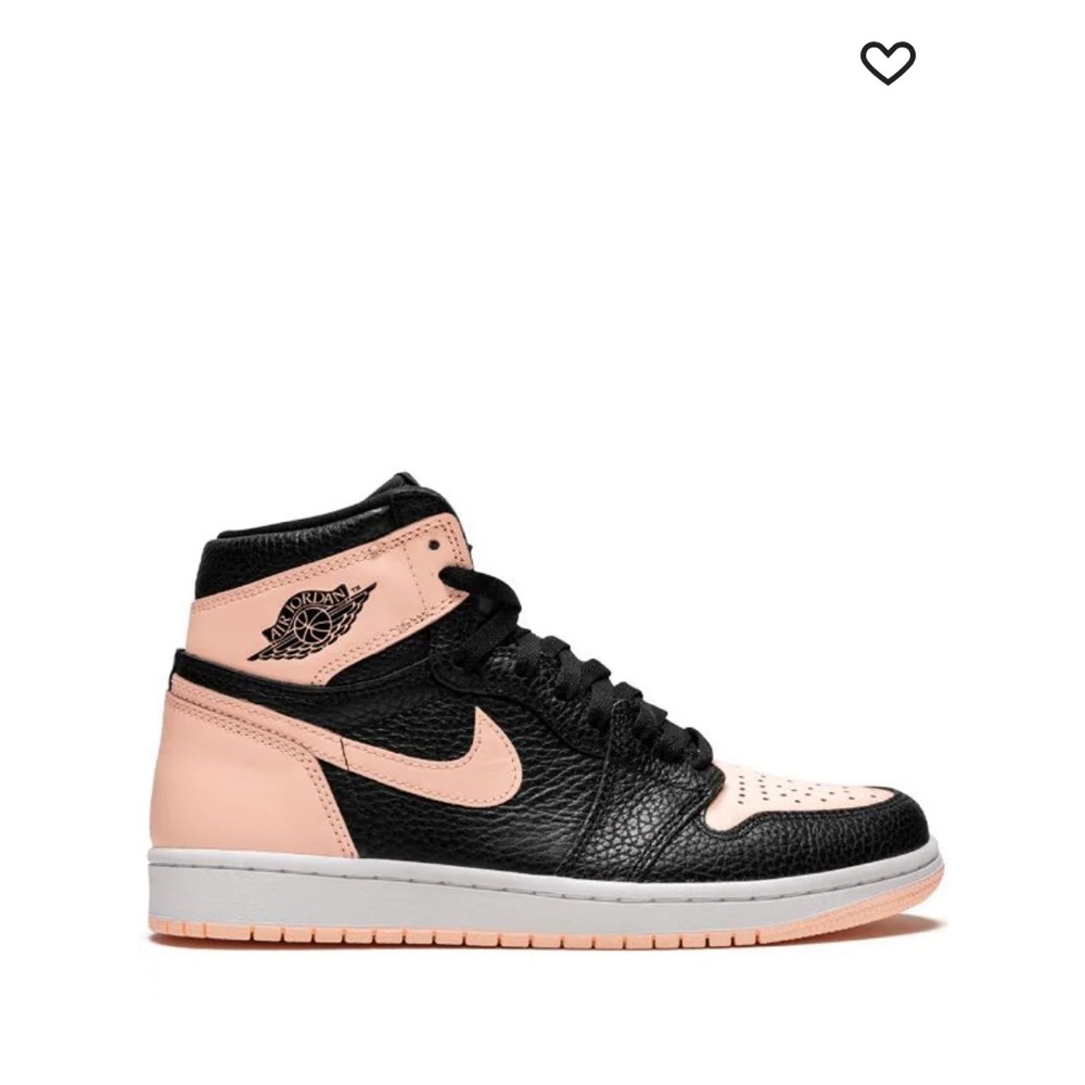 Jordan Athletic Shoes Black and Pink